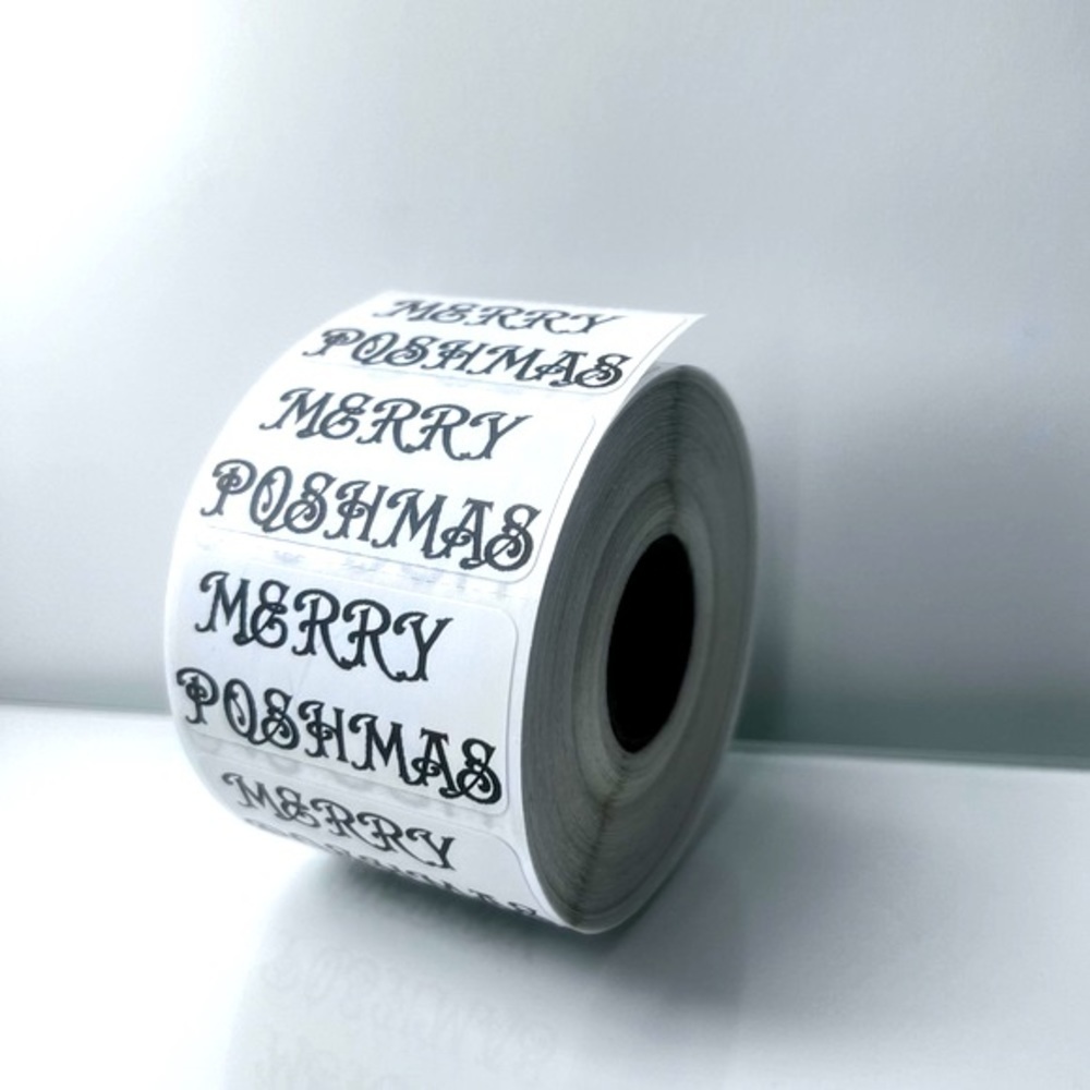 Pack of 100 stickers |Poshmark stickers Christmas stickers Packaging Su… - Picture 2 of 4